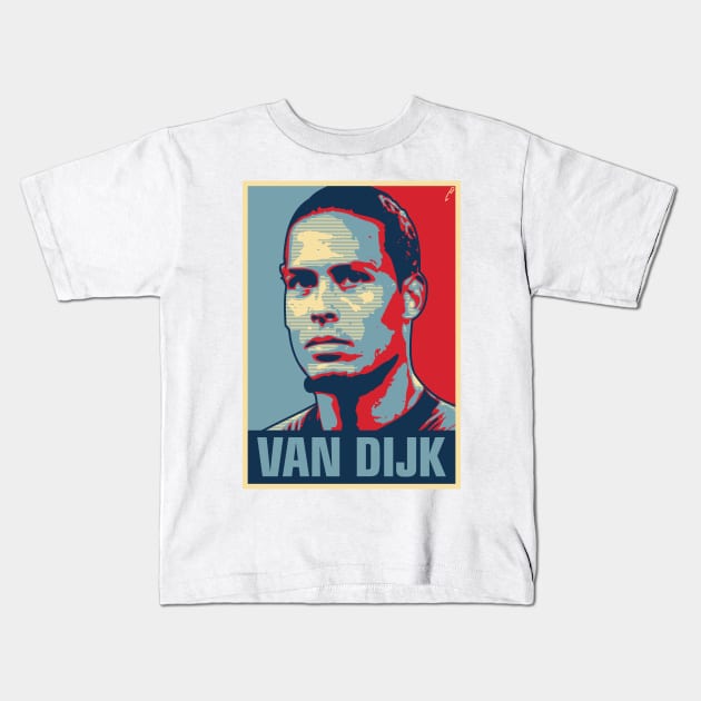 van Dijk Kids T-Shirt by DAFTFISH